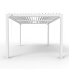 Pergola bioclimatica 3x4m da giardino in alluminio manuale Trinidad Stock
