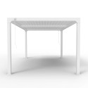 Pergola bioclimatica 3x4m da giardino in alluminio manuale Trinidad Modello