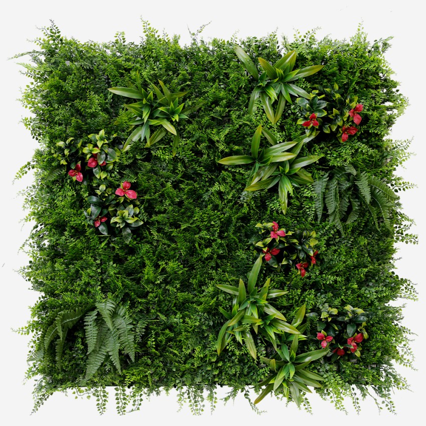 Siepe artificiale 3D pannello 100x100cm piante realistica Cerrum Promozione Siepe artificiale 3D pannello 100x100cm piante realistica Cerrum Promozione
