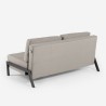 Divano letto 2 posti moderno design tessuto soggiorno Bellamy Caratteristiche