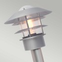 Lampioncino da giardino esterno moderno lanterna acciaio IP44 Helsingor Sconti
