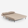 Divano letto soggiorno 2 posti stile scandinavo tessuto Elettra Acquisto