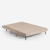 Divano letto soggiorno 2 posti stile scandinavo tessuto Elettra 