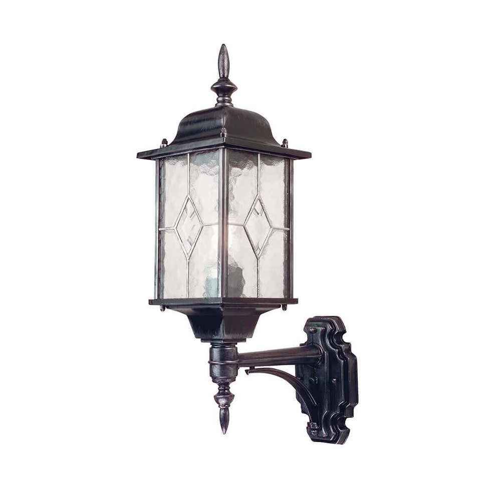 Lampada da esterno parete lanterna classica sensore movimento Wexford 1