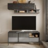 Mobile TV soggiorno design moderno 2 ante 1 cassetto 156x40x64cm Saban Offerta