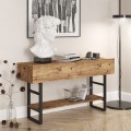 Consolle ingresso in legno metallo stile industriale 2 cassetti Etage Promozione