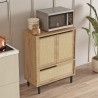 Mobile multiuso credenza cucina scarpiera 3 ante legno 75x36x90cm Thaon Prezzo