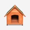 Cuccia legno esterno giardino cani taglia medio piccola 78x88x79 Fritz Offerta
