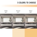 Specchio bagno retroilluminato luci led rettangolare 70x90cm Strokkur L Saldi