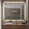 Specchio da bagno moderno luci led retroilluminato 75x100cm Strokkur XL Offerta
