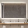 Specchio bagno 130x80cm design retroilluminato luci led Strokkur XXL Promozione