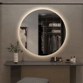 Specchio bagno rotondo 70cm design retroilluminato luci led Rotorua L Promozione