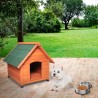Cuccia per cani da esterno in legno taglia piccola 72x76x73cm Buddy Vendita