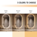 Specchio bagno moderno retroilluminato ovale 50x80cm luci led Konughs M Sconti