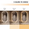 Specchio bagno moderno retroilluminato ovale 50x80cm luci led Konughs M Sconti