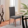 Sedia in legno imbottita stile henriksdal per cucina sala da pranzo Comfort Prezzo