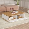 Set mobile TV 3 ante + tavolino basso bianco legno design moderno Award Catalogo