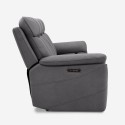 Divano 3 posti relax elettrico reclinabile 2 USB in similpelle Jovit Acquisto