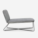 Poltrona chaise lounge design moderno minimalista in velluto Dumas Modello