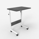 Tavolino da salotto divano serviletto 60x40cm con ruote Cozee 