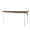 Tavolo pranzo allungabile 90x160-240 legno rovere bianco classico Guilhem Vendita