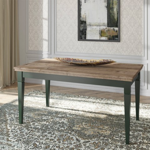 Tavolo sala da pranzo allungabile 160-240x90cm stile classico Tillac Promozione