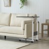 Tavolino da divano letto 40x60cm altezza regolabile 4 ruote Endy 