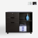 Cassettiera portadocumenti archivio ufficio con ruote serratura Twatt Stock