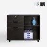 Cassettiera portadocumenti archivio ufficio con ruote serratura Twatt Stock