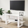 Mobile TV moderno bianco consolle entrata ingresso 120x35x55cm Cornelia Sconti