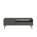 Mobile TV soggiorno design minimal moderno nero 2 ante 153x35x50cm Leroy Offerta