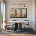 Tavolo sala da pranzo allungabile design moderno 90x120-160cm Mufo K350 Promozione