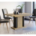 Tavolo allungabile legno rovere 8 posti sala da pranzo 140-180x90cm Wood Catalogo