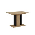 Tavolo da pranzo allungabile salvaspazio 60x100-140cm rovere nero Wood Mini Vendita