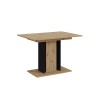 Tavolo da pranzo allungabile salvaspazio 60x100-140cm rovere nero Wood Mini Vendita