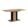 Tavolo da pranzo allungabile salvaspazio 60x100-140cm rovere nero Wood Mini Offerta