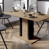 Tavolo da pranzo allungabile salvaspazio 60x100-140cm rovere nero Wood Mini Catalogo