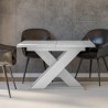 Tavolo allungabile bianco 90x120-160cm cucina design moderno Xao K350 Saldi