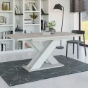 Tavolo allungabile bianco 90x120-160cm cucina design moderno Xao K350 Sconti