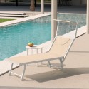 Lettino spiaggia mare prendisole professionale alluminio Santorini Vendita