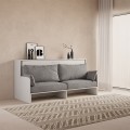 Letto a scomparsa divano salvaspazio bianco con materasso Kando Sofà MBF Promozione