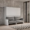 Letto a castello a scomparsa divano bianco salvaspazio Kando Sofà 2MBF Promozione