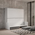 Letto a castello a scomparsa divano bianco salvaspazio Kando Sofà 2MBF Catalogo