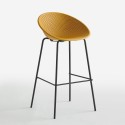 Sgabello alto design moderno per cucina bar ristorante h73cm Flaund 