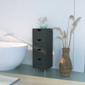 Armadietto cassettiera bagno multifunzionale 4 cassetti moderna Servez Catalogo