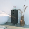 Armadietto cassettiera bagno multifunzionale 4 cassetti moderna Servez Catalogo