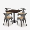 set tavolino horeca 90x90cm bar ristoranti 4 sedie dunmore Costo