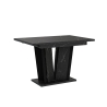 Tavolo da pranzo allungabile 80x120-160cm effetto marmo nero Doha 2 Offerta