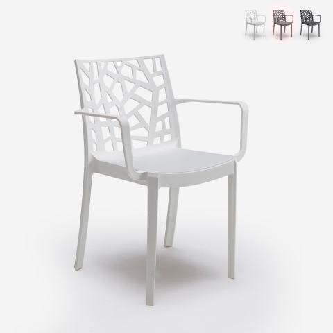 Sedia giardino esterno bar con braccioli moderna Matrix Armchair BICA Promozione