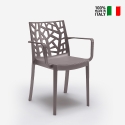 Stock 23 sedie giardino esterno bar con braccioli Matrix Armchair BICA Scelta